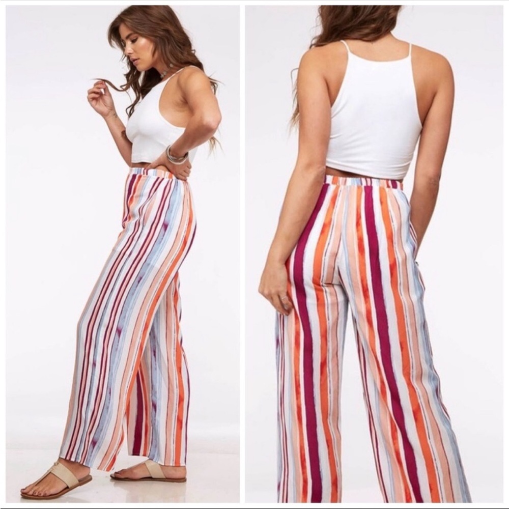 BOHO Striped Pants